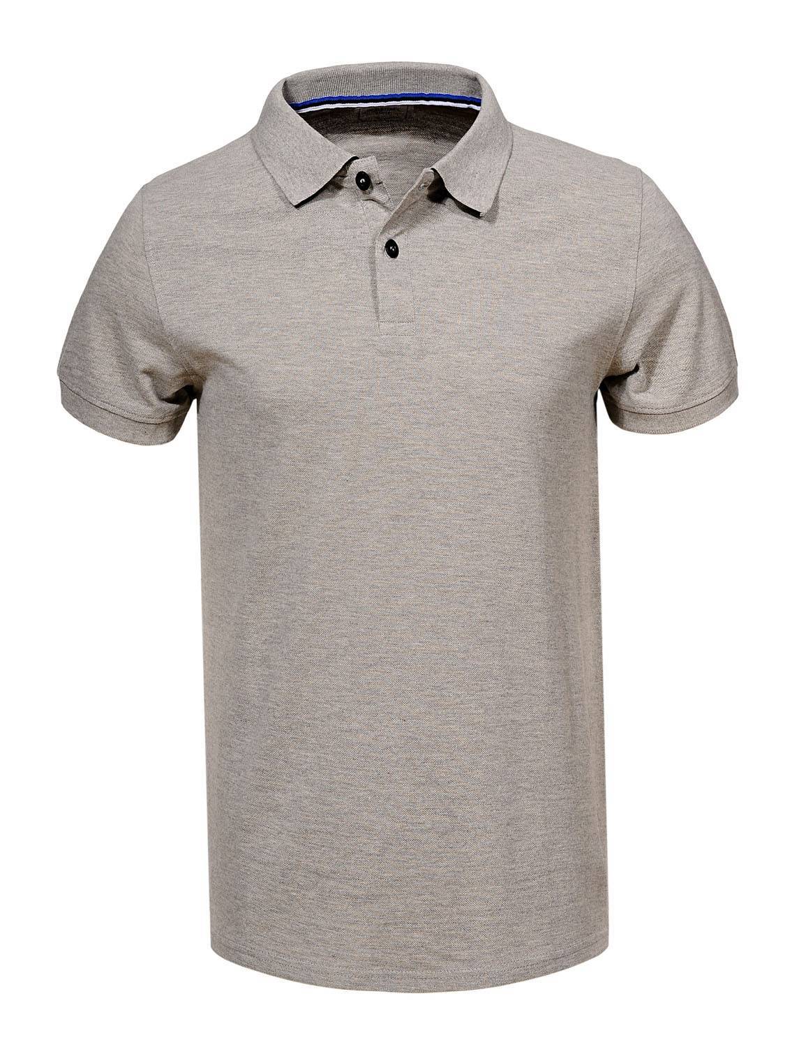 Men's Knitted Short Sleeve Polo Shirt