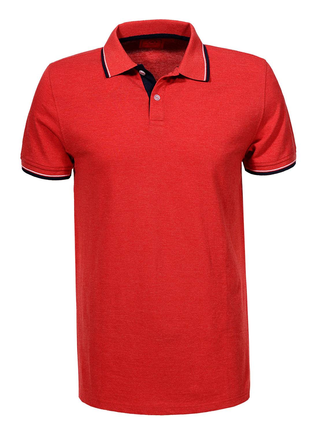 Men's Knitted Short Sleeve Polo Shirt