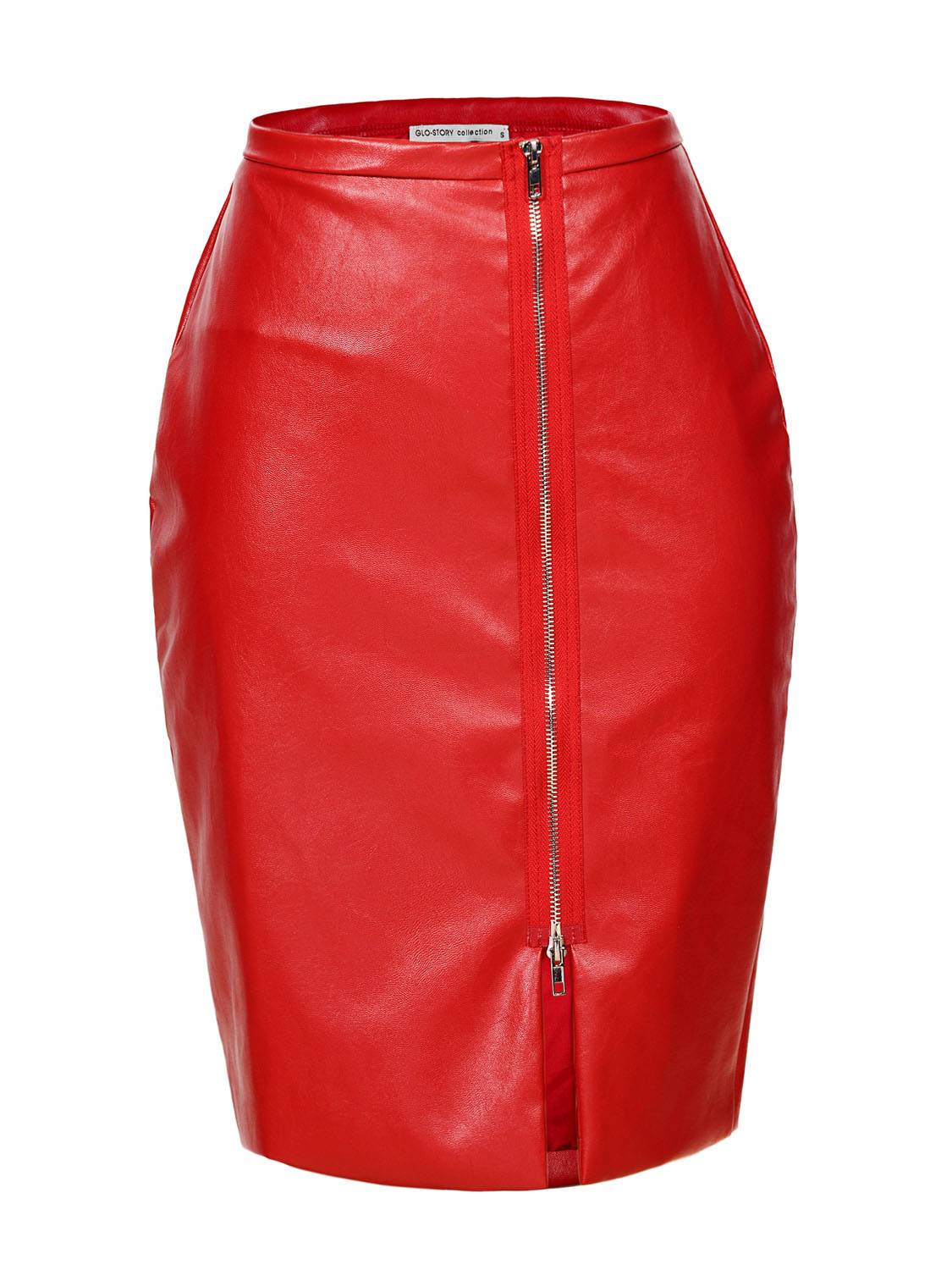 Women's PU Skirt