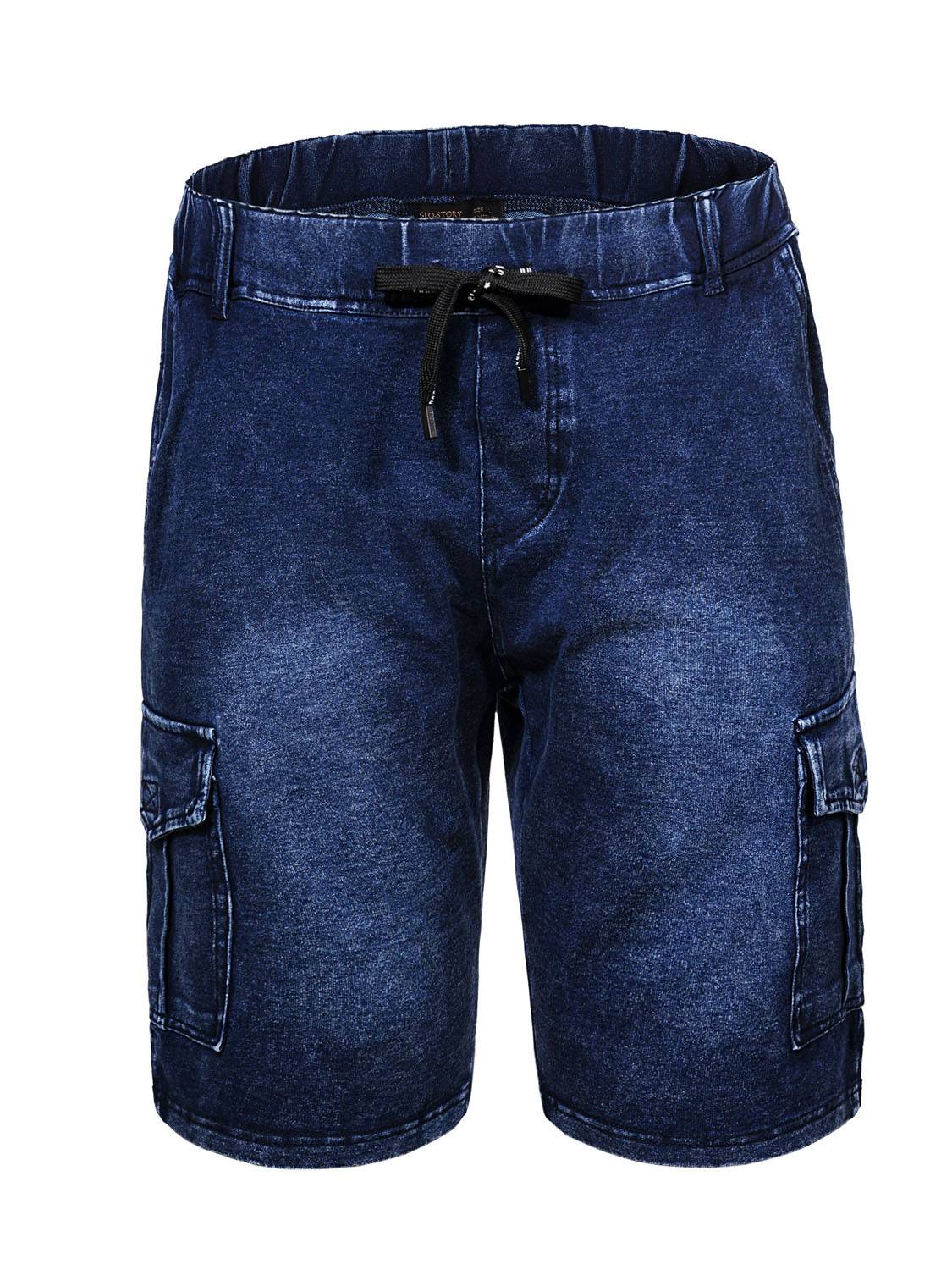 Men's Knitted Denim Shorts