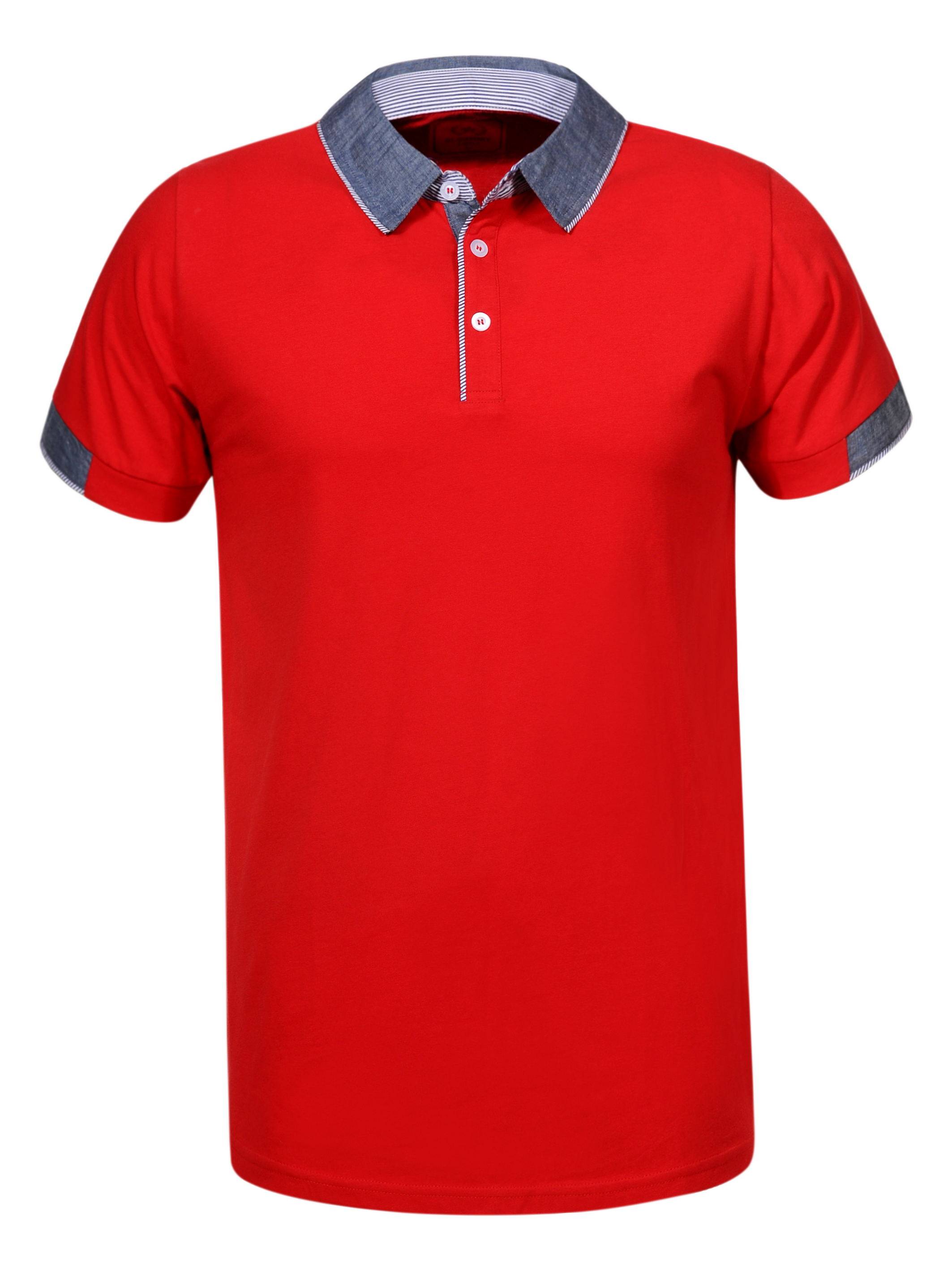 plus size red polo shirts