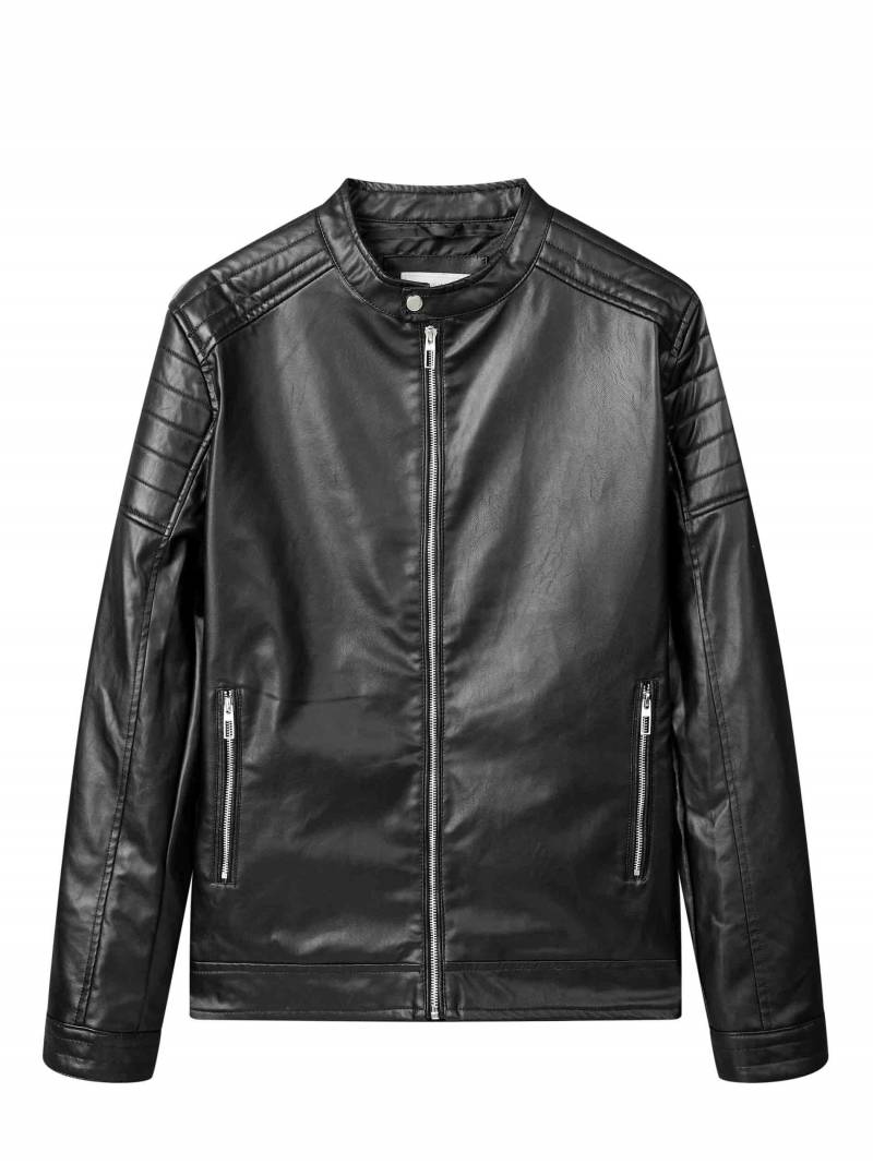 Plus size men's leather jackets