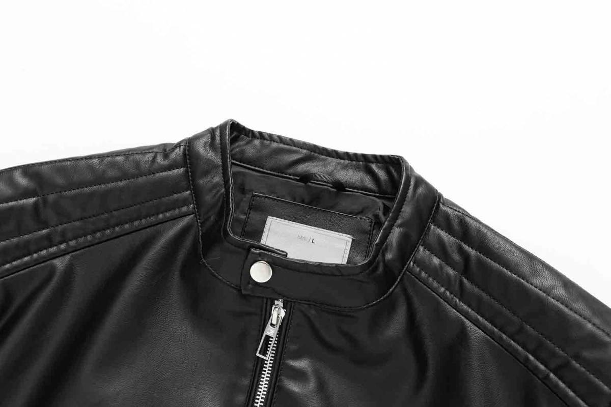 Plus size men's leather jackets