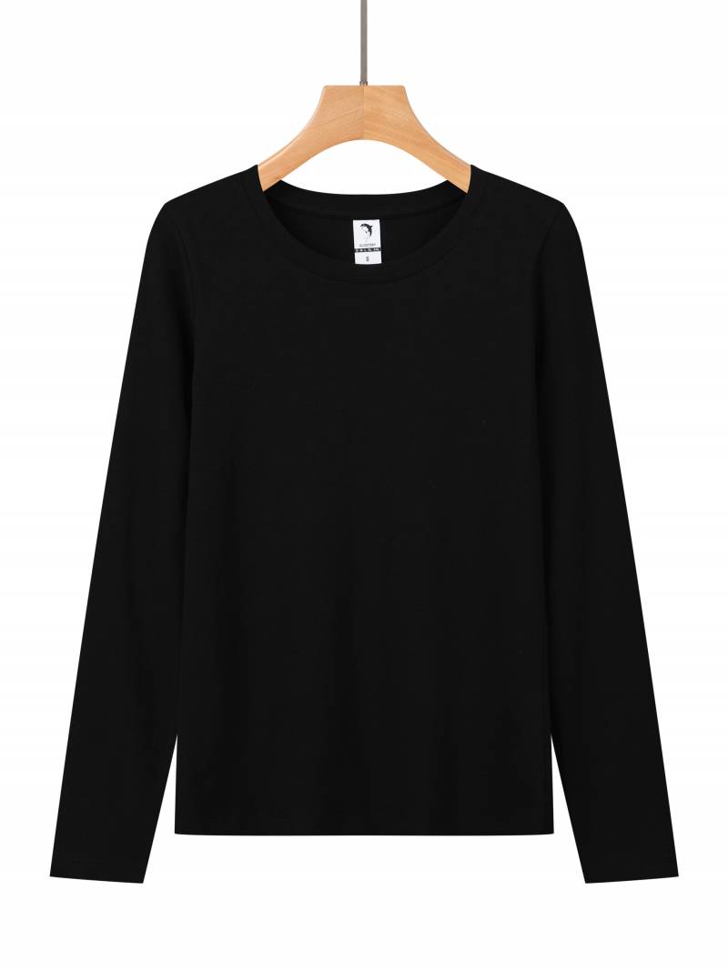 Women's knitted long-sleeved T-shirt