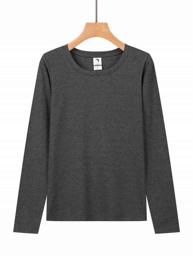 Women's knitted long-sleeved T-shirt