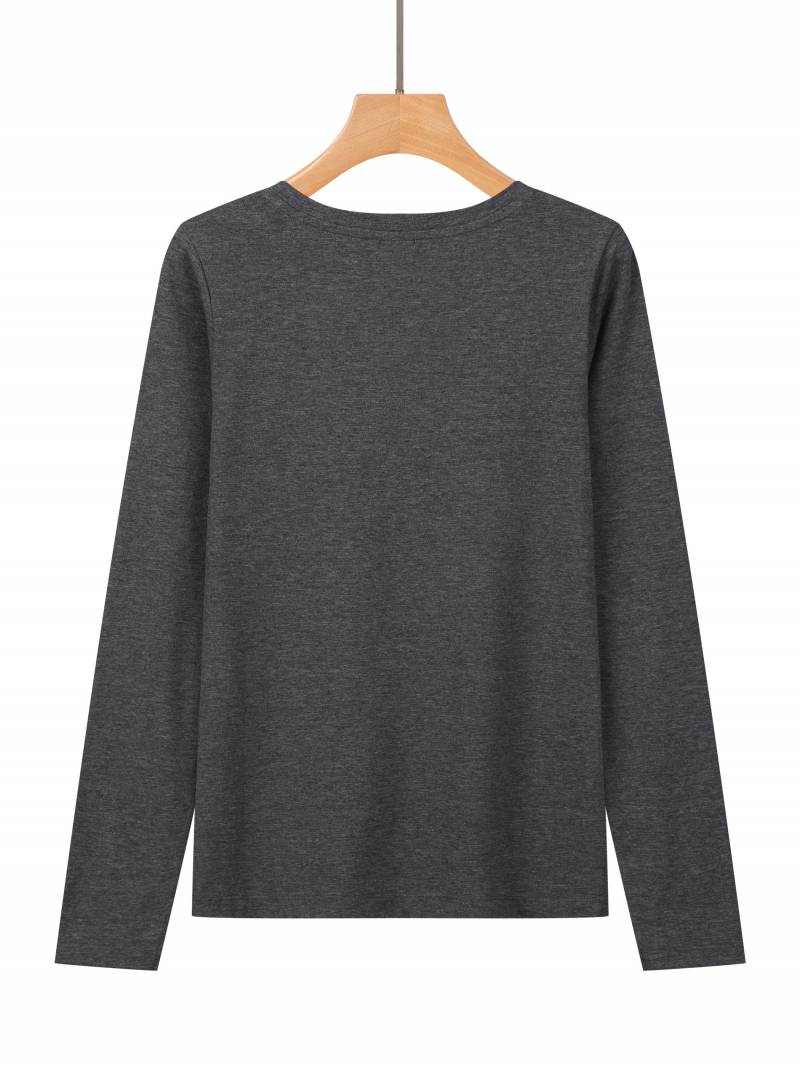 Women's knitted long-sleeved T-shirt