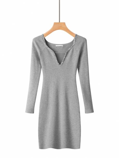 Women's long sweater dresses